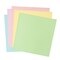 Colorbok 78lb Smooth Cardstock 12"X12" 30/Pkg-Pastel, 5 Colors/6 Each